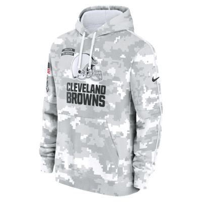 CLEVELAND BROWNS NIKE NFL Salute to Service Hoodie Men's store Large